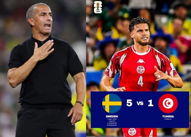 Sabri Lamouchi nhận trát sa thải không lâu sau khi Tunisia thua thảm ở trận ra quân World Cup