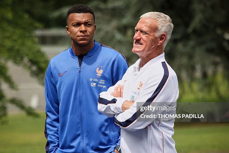 Mbappe có mối quan hệ tốt với HLV&nbsp;Deschamps