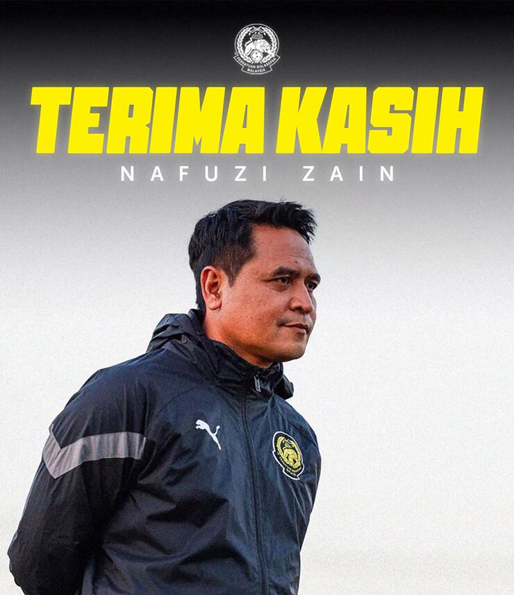HLV Nafuzi Zain cũng thôi làm HLV trưởng U23 Malaysia.