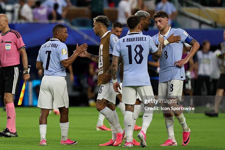 Uruguay chưa thể ngặt mạch không thắng của các đội bóng Nam Mỹ
