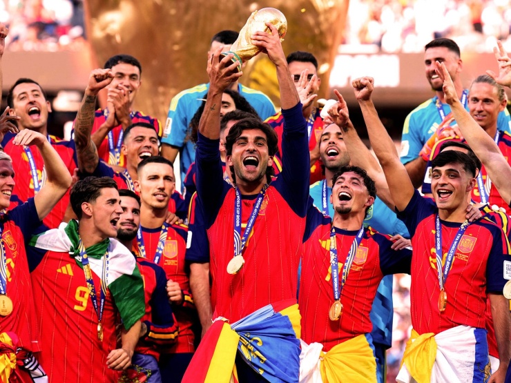 Tây Ban Nha vô địch World Cup 2026 với sức mạnh vượt trội. Ảnh: SeFutbol