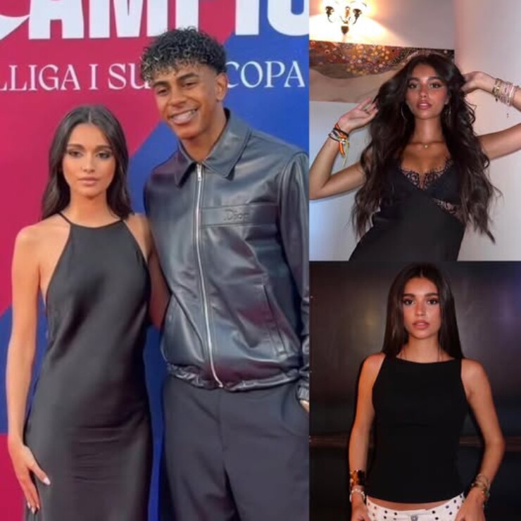 Ines Garcia (Bạn gái Lamine Yamal): Hot girl 21 tuổi của thần đồng bóng đá Tây Ban Nha. Cô mang đến nét đẹp ngọt ngào, tràn đầy năng lượng tươi trẻ nhưng luôn biết cách chiếm sóng nhờ những chiếc áo croptop bó sát khoe trọn vòng eo con kiến trên khán đài.