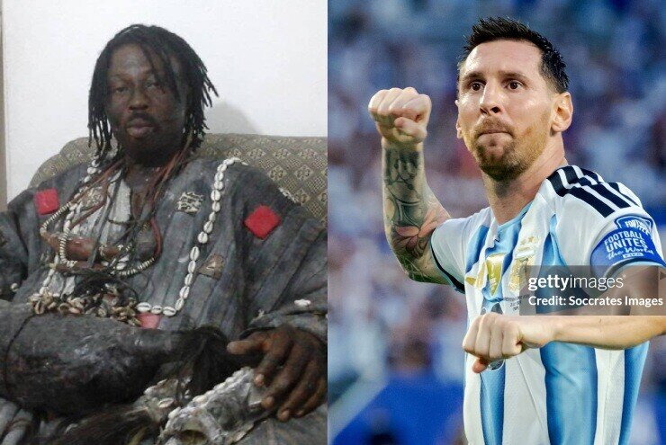 Thầy phù thủy Nana Kwaku Bonsam thành "trò cười" vì dự đoán Argentina bị loại sớm