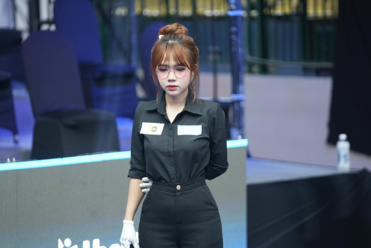 Nữ trọng tài bi-a Việt xinh như mộng, tuyên bố "Pháp không vô địch sẽ không lấy chồng" - 5