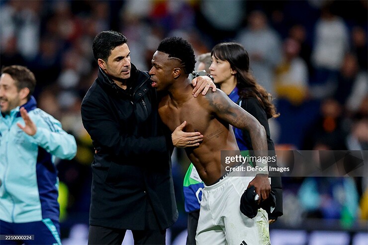 Arteta được cho là đã trực tiếp thuyết phục Vinicius gia nhập Arsenal