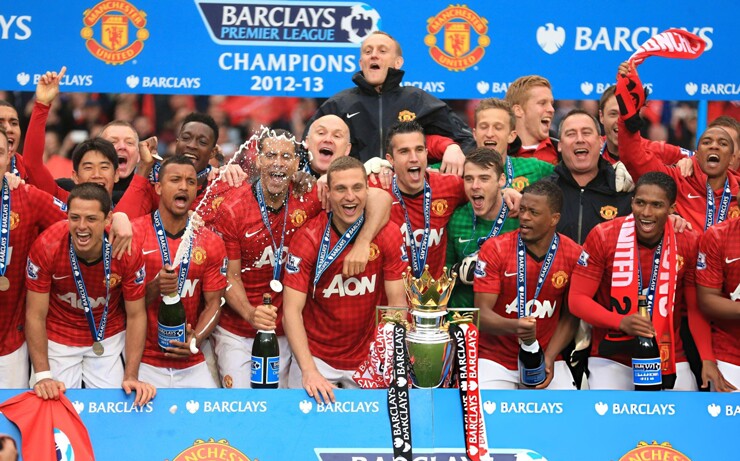 MU liên tục thống trị giải Ngoại hạng Anh với 7 lần vô địch Premier League trong 9 mùa bóng đầu tiên