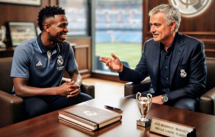 Vinicius có buổi tập đầu tiên sau kỳ nghỉ và sẽ gặp gỡ HLV Mourinho để bàn về tương lai