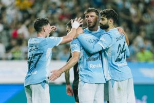 Video bóng đá K-League All Stars – Man City: Hiệp 1 định đoạt, 4 bàn rực rỡ