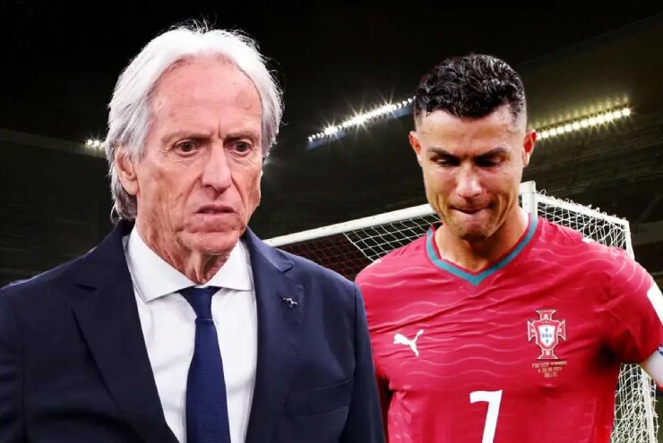 Mâu thuẫn và Jorge Jesus và Ronaldo là không thể hàn gắn