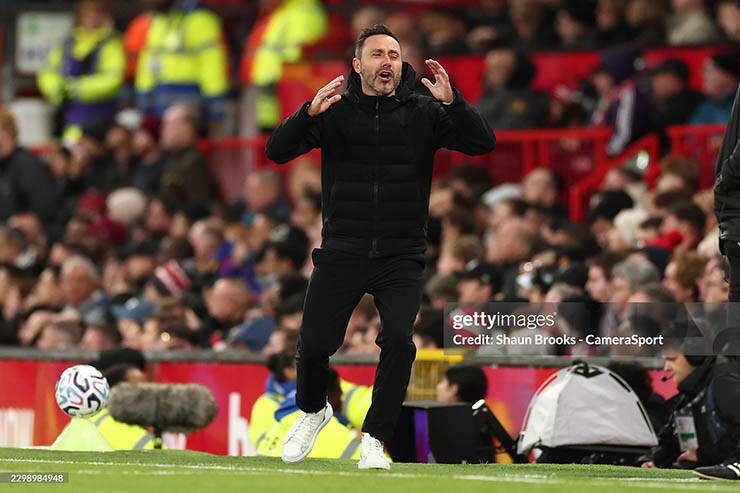 HLV De Zerbi hài lòng với tinh thần thi đấu của các cầu thủ Tottenham