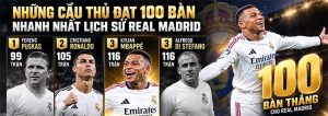 Ronaldo hay Mbappe, ai đạt cột mốc 100 bàn cho Real Madrid nhanh hơn