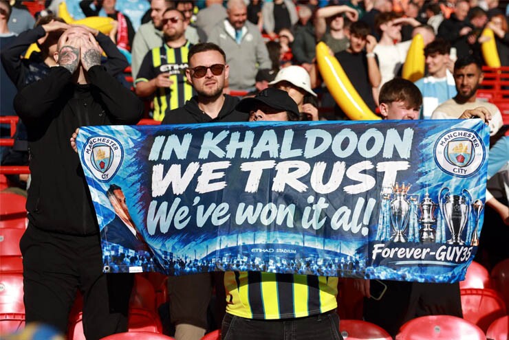 Fan Man City luôn tin tưởng đội bóng con cưng kháng cáo thành công