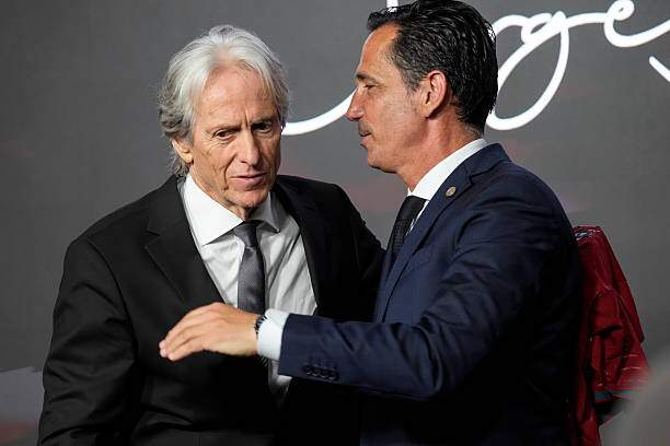 HLV Jorge Jesus & Chủ tịch FPF Pedro Proenca
