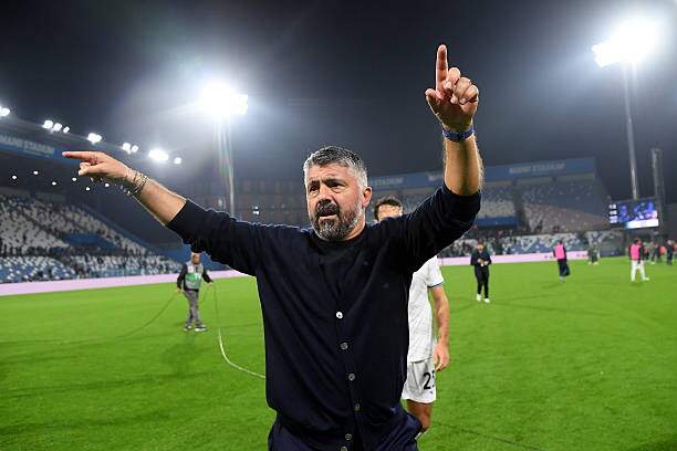 Gattuso ăn mừng trận thắng 6-2 của Lazio